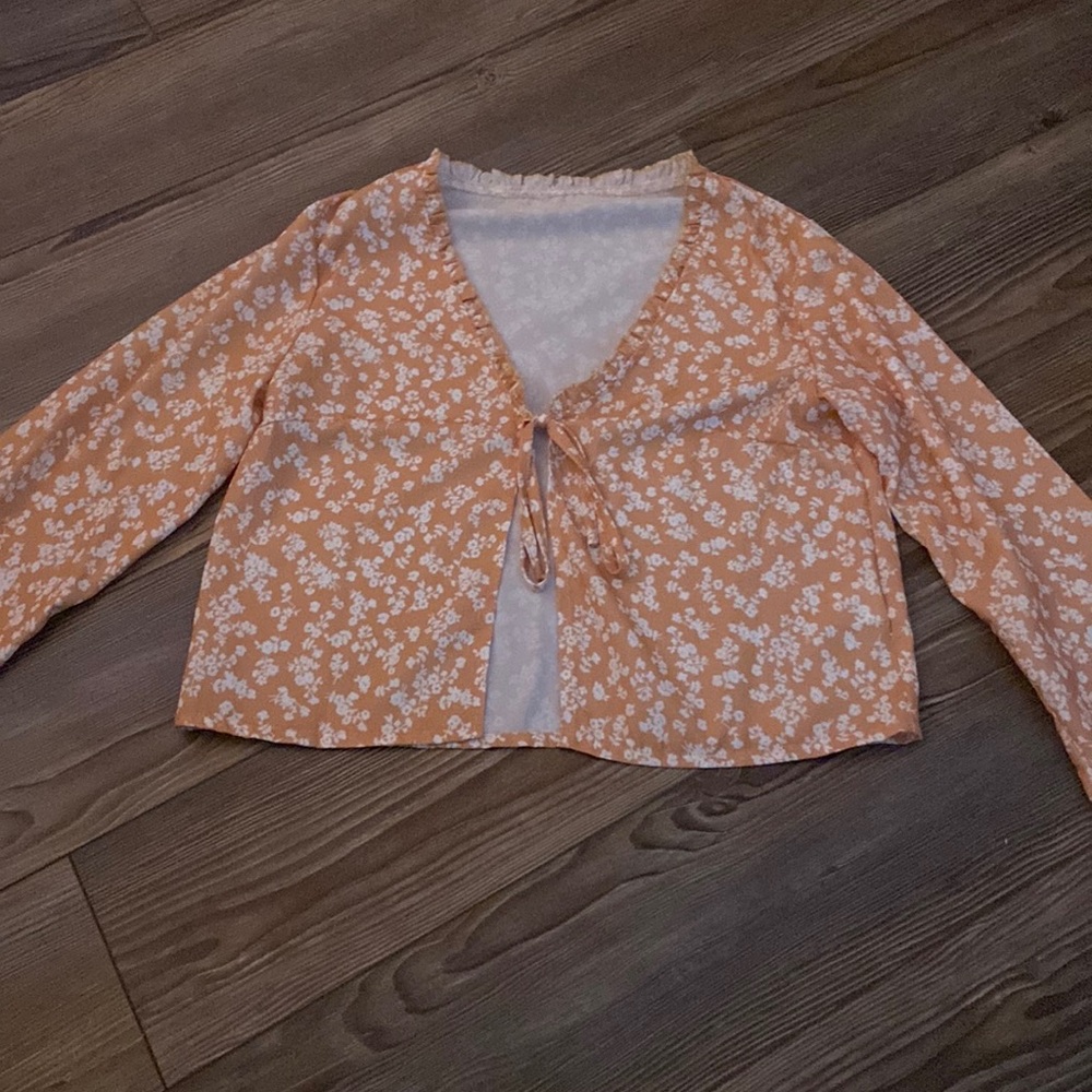 Yellow Cover Up Blouse